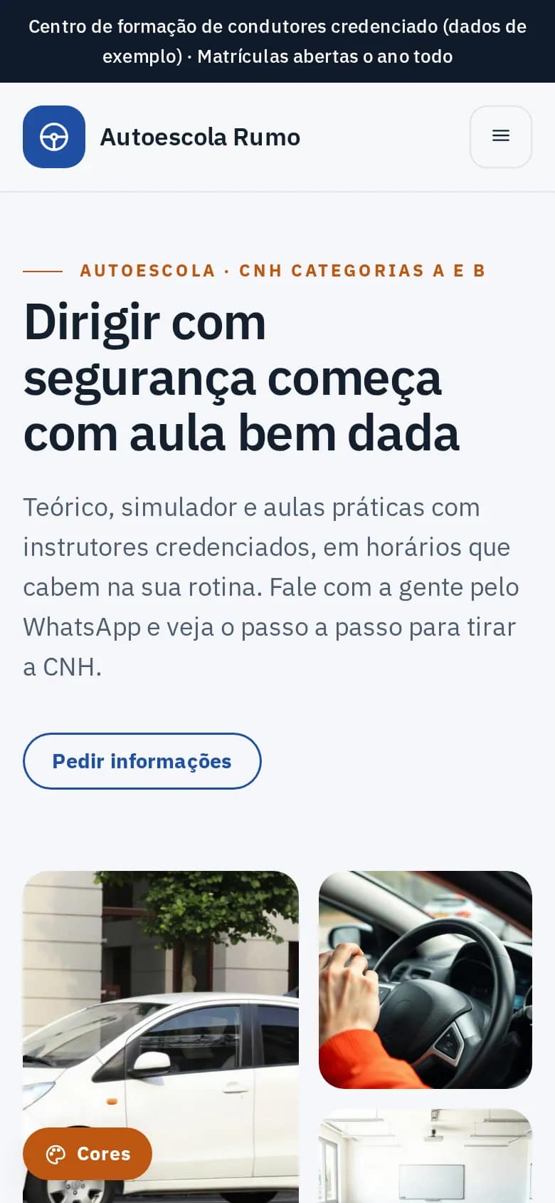 Autoescola Rumo — autoescola (cfc) no celular