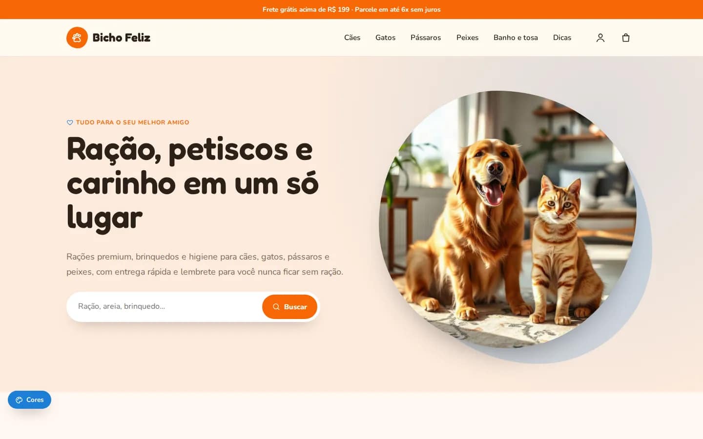 Bicho Feliz — pet shop