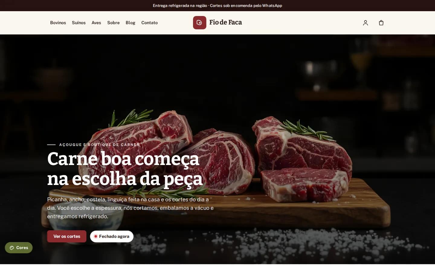 Fio de Faca — açougue e boutique de carnes