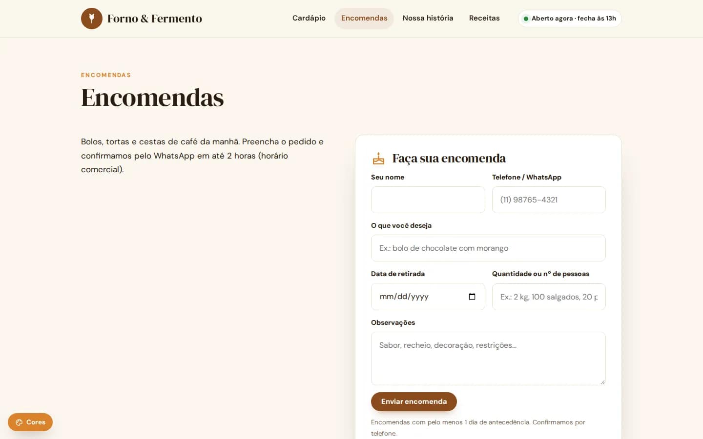 Página interna
