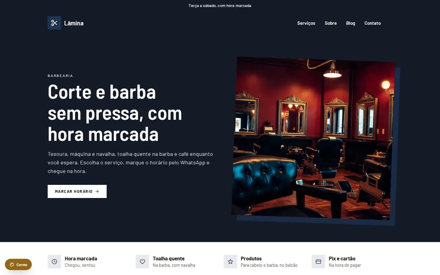 Lâmina — barbearia