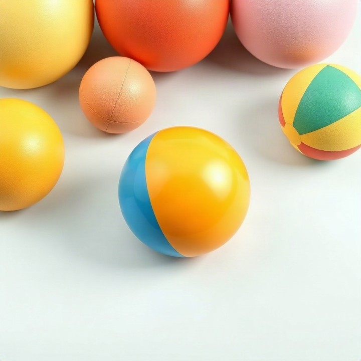Kit de bolas coloridas (6 unidades)